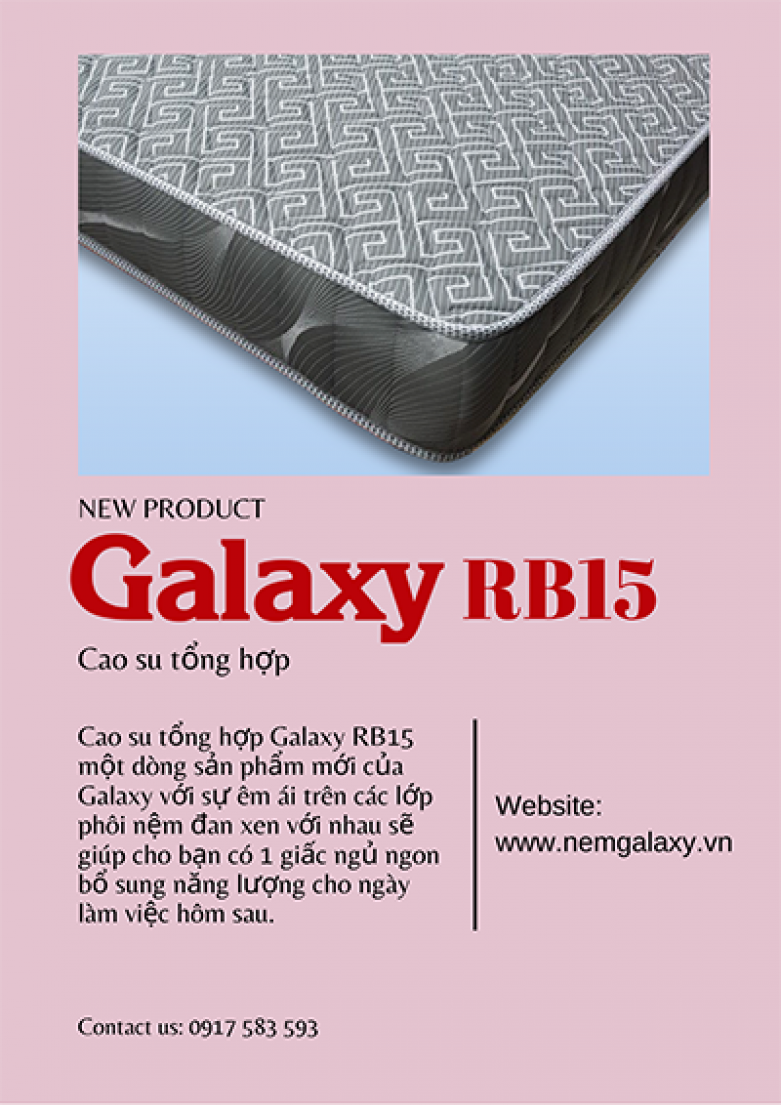 NGỦ NGON VỚI GALAXY RB15