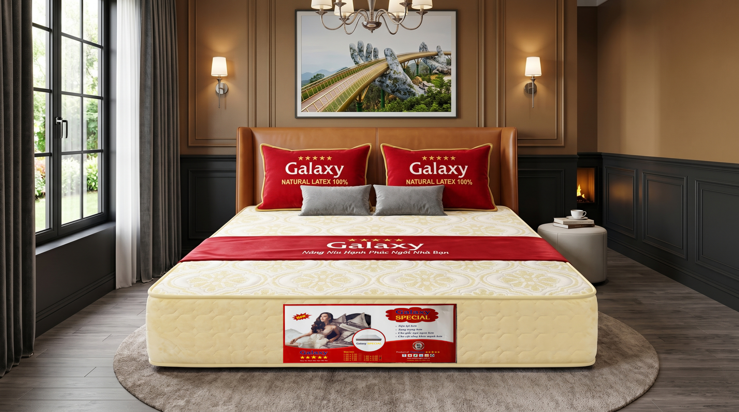 Nệm Bông Ép Galaxy Special