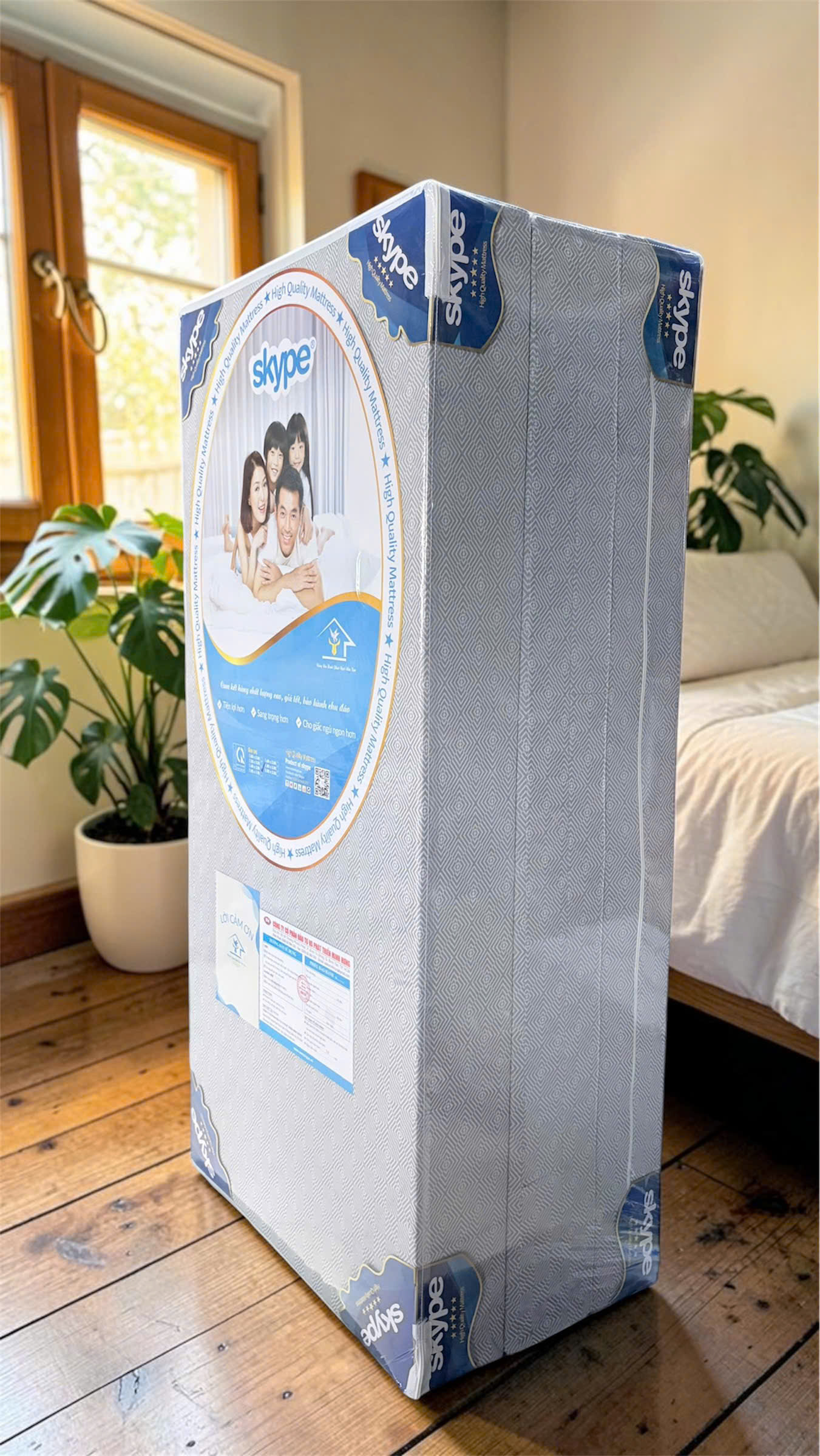 Nệm Bông Ép Skype P8 - Ảnh 4